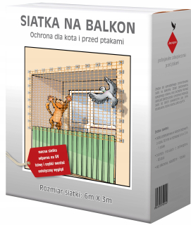 Ochranná sieť Jacopic 6 m x 3 m béžová